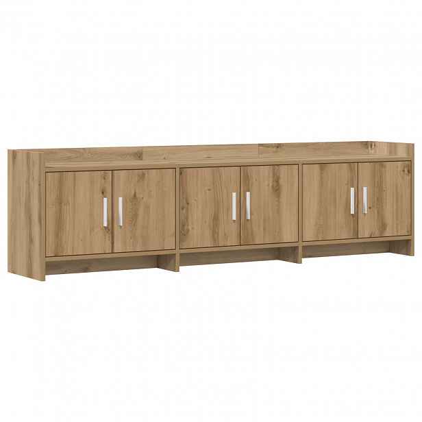 vidaXL Televizní skříň 168 x 33 x 47 cm Dub artisan Kompozitní dřevo