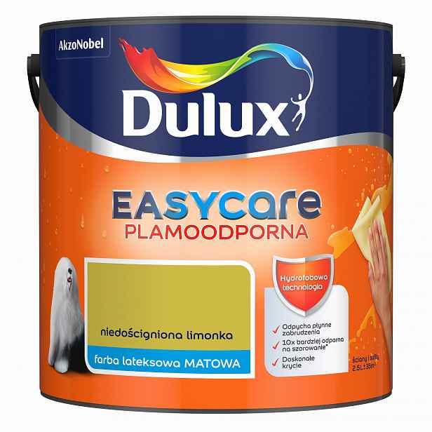 Dulux EasyCare barva Nepřekonatelná Limetka matná 2,5L