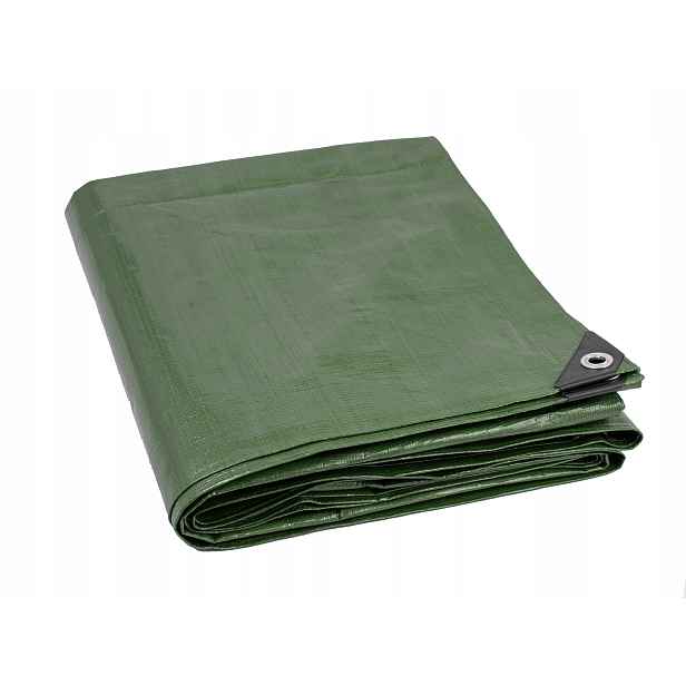 Plachta 120 g Zelená Hrubá 5x6 Mrazuvzdorná Uv+
