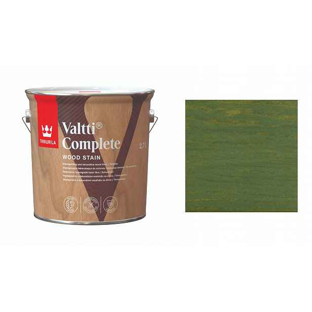 Tikkurila Valtti Complete 2,7L 5066 Lehti Rozpouštědlový Lak