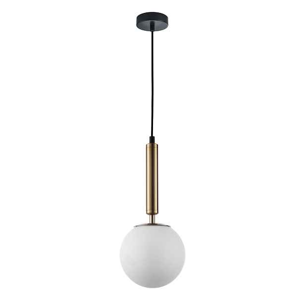 Závěsná lampa Italux Ravena Led moderní mosaz