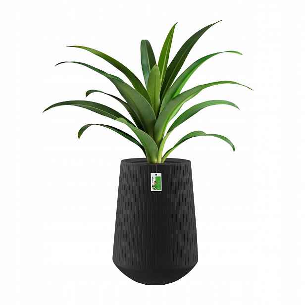 Květináč kulatý premium vysoký Ethick Coro Bowl High TCB40H Uhlíkový