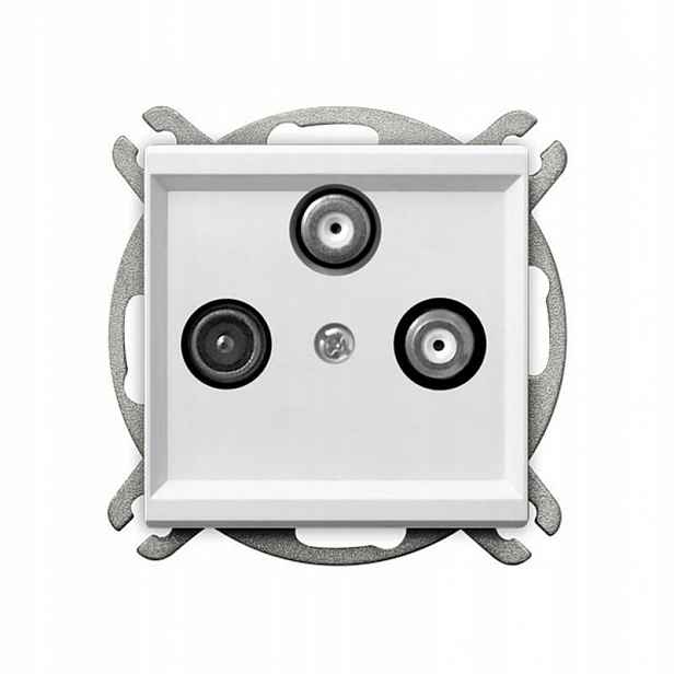 Ospel Sonáta bílá zásuvka RTV-2xSAT GPA-R2S/m/00
