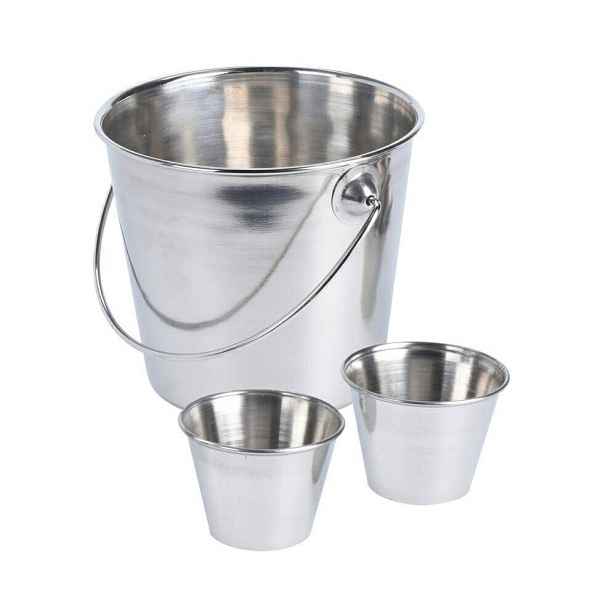 Excellent Houseware Sada kbelíků na hranolky a omáčky Frites