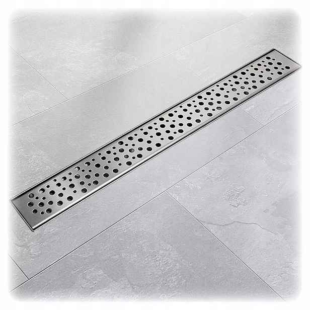 Lineární Odtok 120 cm Inox ocel Kryt Syfon Výkonný