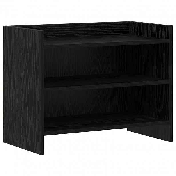 vidaXL Televizní skříň 60 x 33 x 47 cm Černý dub Kompozitní dřevo