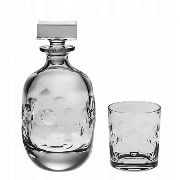 Bohemia Páv – Sada Na Whisky: Karafa 6 Sklenic