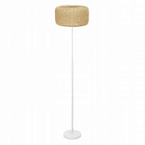 Dekorační Papírová Kulatá Podlahová Lampa 1xE27