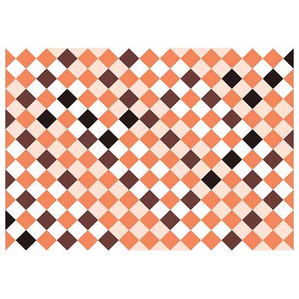 Fototapeta Geometrické kosočtverce abstrakce oranžovo-hnědá 208x146 lepidlo