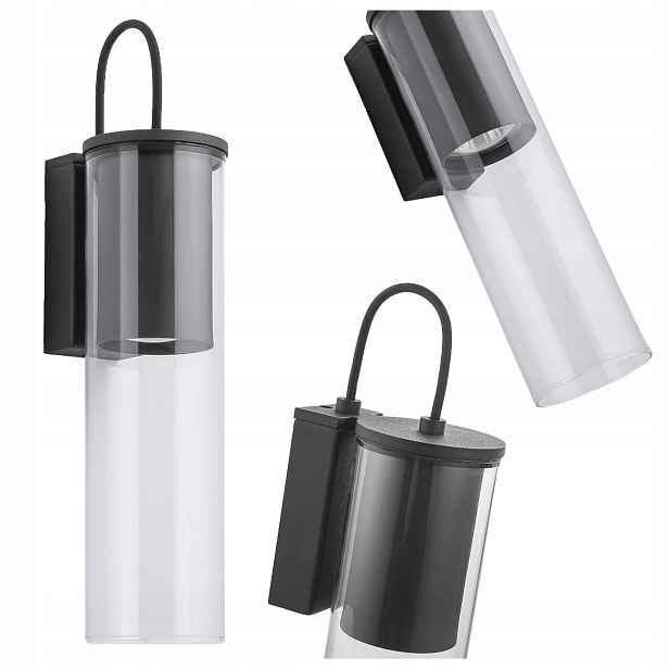 Nástěnná Lampa Manacor Černá 1XGU10, Moderní Lampa Light Prestige