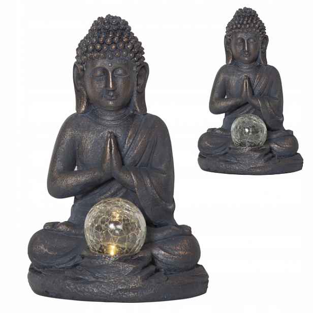 Solární Dekorace Buddha 27 CM Nádherná figurka