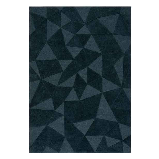 Zelenomodrý ručně tkaný vlněný koberec 240x340 cm Shard – Flair Rugs
