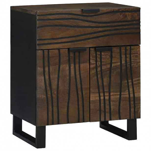 vidaXL Noční skříňka Vlašský ořech 50 x 33 x 60 cm Kompozitní dřevo