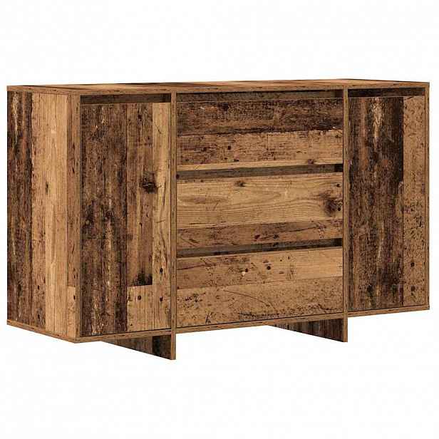 vidaXL Servírovací skříň Staré dřevo 120 x 41 x 75 cm Kompozitní dřevo