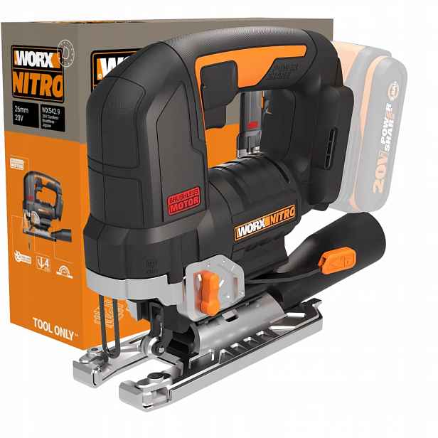 Bezkartáčová Pila Nitro 20V 26MM Worx WX542.9