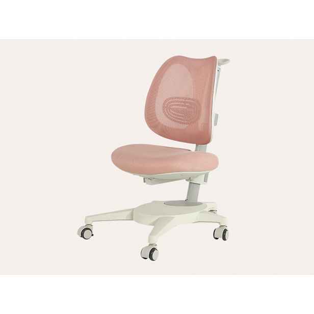 eliNeli Dětská ergonomická židle Eira - růžová + potah ZDARMA