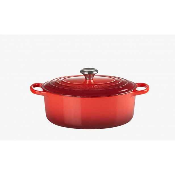 Le Creuset Signature - Pekáč oválný s poklicí, objem 4,1 l, cerise 21178270602430