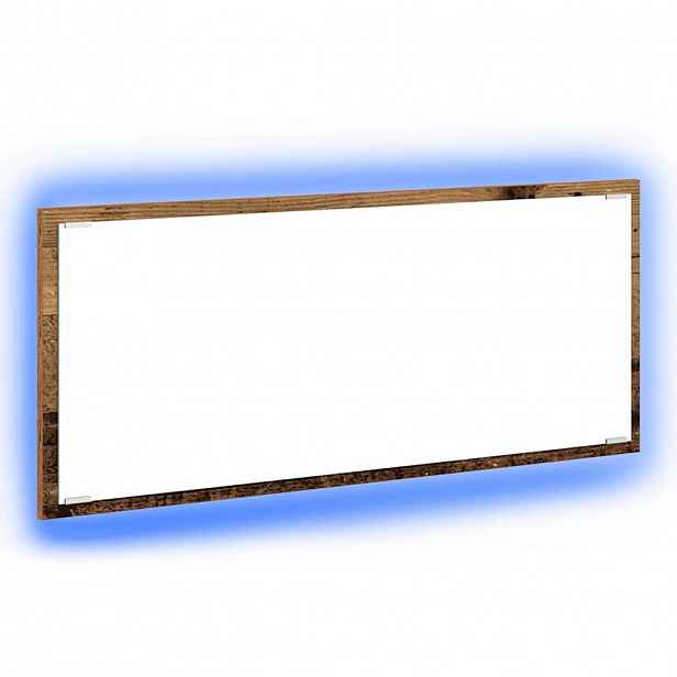 vidaXL Zrcadlo Staré dřevo 90 x 8,5 x 37 cm Kompozitní dřevo