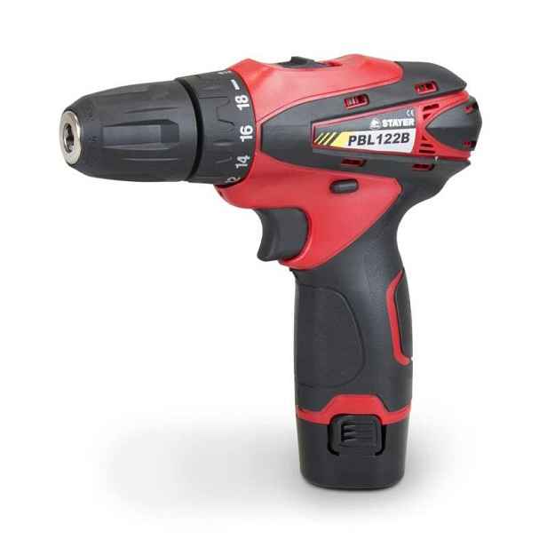 Vrtačka aku Pbl 122 Bk, 12V, 2Ah, 2 baterie Li-ion, kufr, Stayer