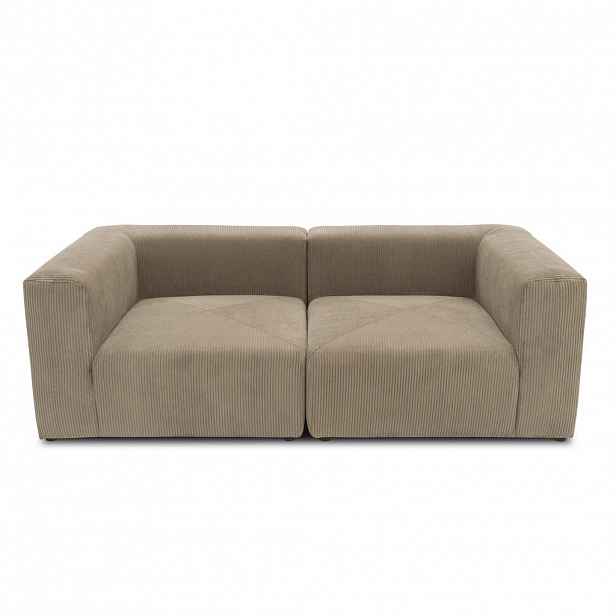 MID.YOU DVOUMÍSTNÁ POHOVKA, textil, jílová barva