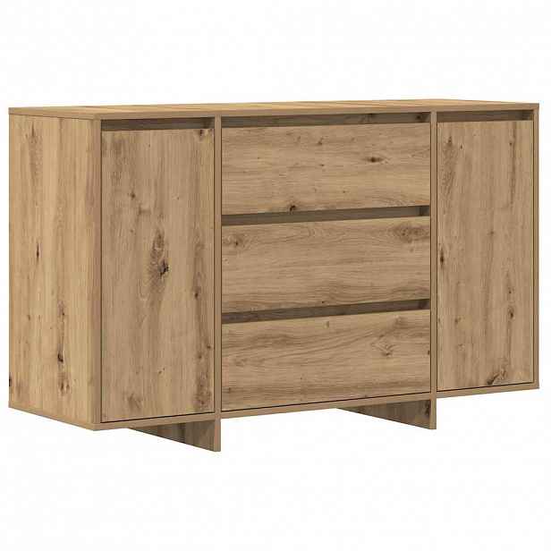 vidaXL Servírovací skříň Artisanový dub 120 x 41 x 75 cm