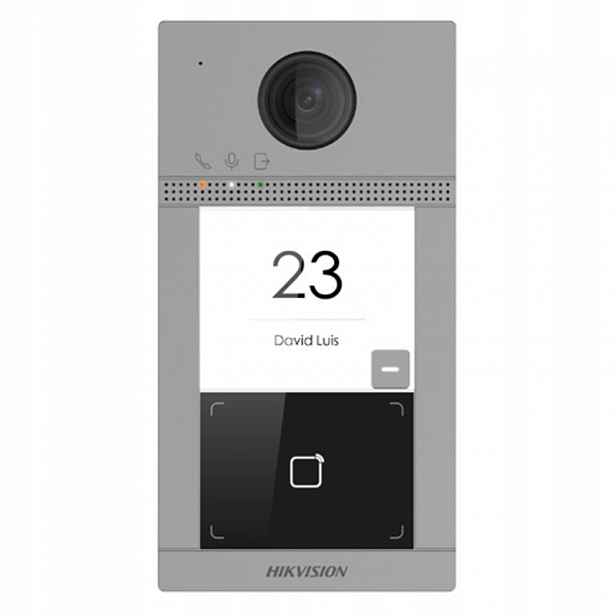 Hikvision DS-KV8113-WME1(C) 1-tlačítková kovová dveřní stanice pro domácnosti