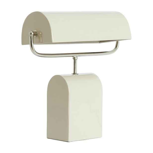 Krémová kovová stolní lampa (výška 38 cm) Cardona – Light & Living
