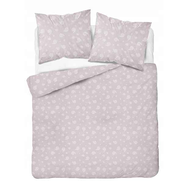 Povlečení flanelové 220x200 pudrová jemná paisley