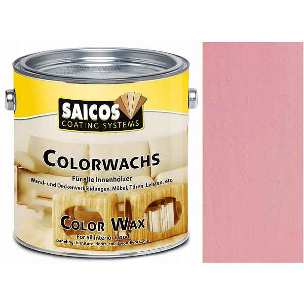 Saicos Colorwachs Vosk Barevný Růžový 3033 0,75L