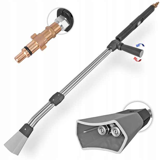 Dvojitá Lanka 1080 mm Mytí A Splachování 2v1 pro Nilfisk Stihl Husqvarna