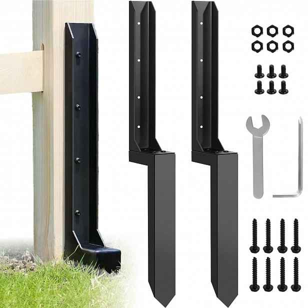 Palík Na Opravu Plotových Sloupků 80 CM, Ocel, Zapichovací, Zemní Kotvy