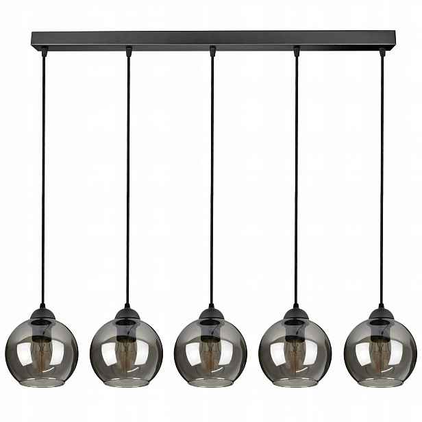 Skleněná Závěsná Lampa Stropní Lustr Koule Led