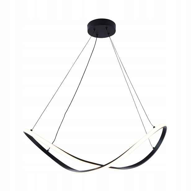 Zuma Line Závěsná Led lampa Erda 45W Černá/Bílá Moderní