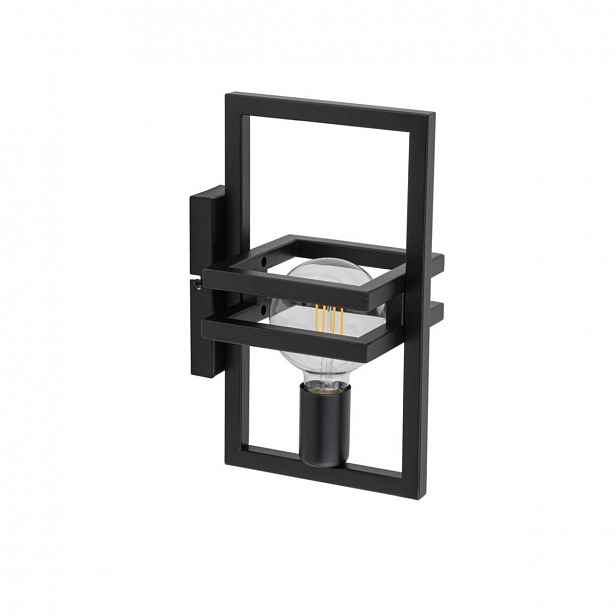 Černé kovové nástěnné svítidlo E27 Vyměnitelné Zdroj 31 cm Vysoký Sigma Lighting