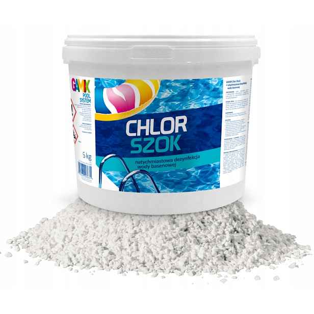Chlor Šok Do Bazénu Bazénová Chemie Granule 5 kg Gamix do 2028