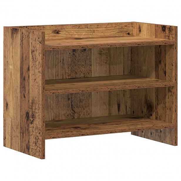 vidaXL Televizní skříň 60 x 33 x 47 cm Staré dřevo Kompozitní dřevo