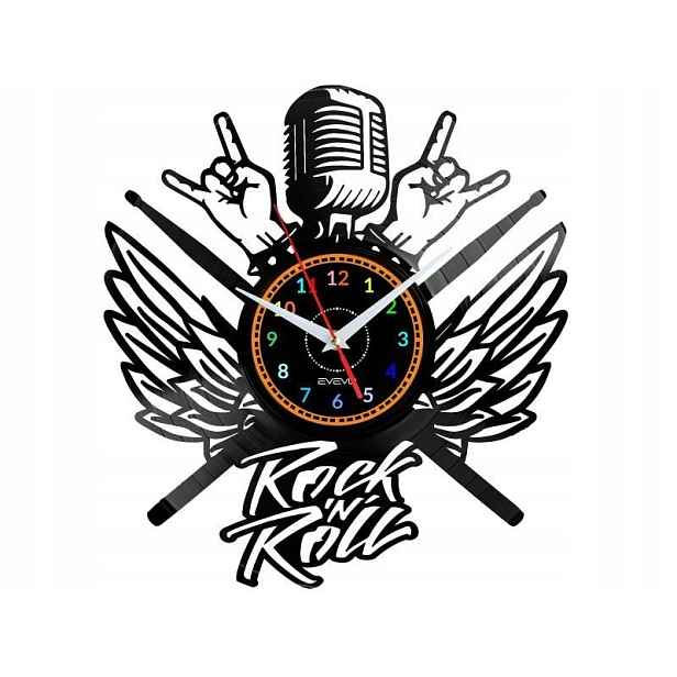 Rock And Roll Dárek pro milovníka Originální Nástěnná Dekorace z desky