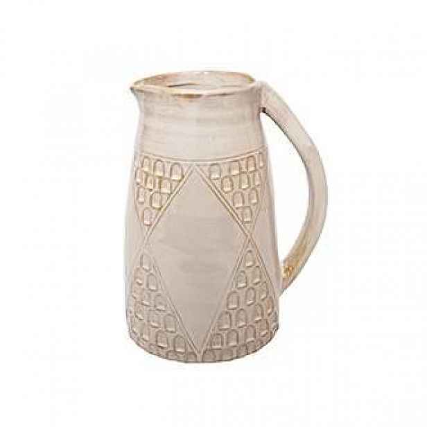 Váza džbán KUYGEN keramika slonová kost 22cm