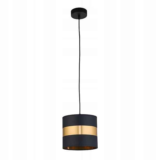 Závěsná Lampa Ve Stylu Glamour Černo-zlatá 1XE27 Paris 4384 Tk Lighting