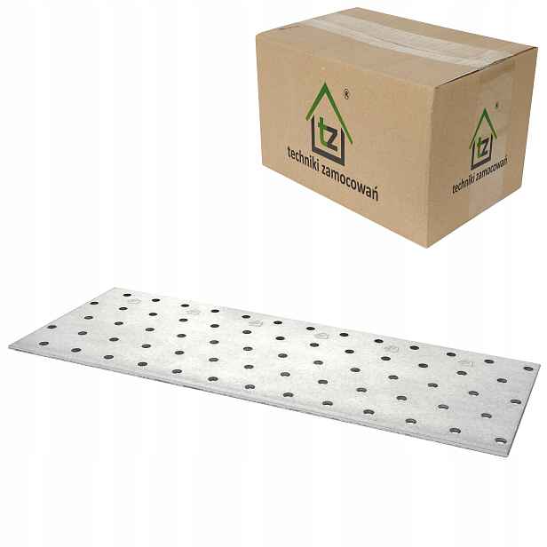 Děrované destičky 100x260 x 2 mm 50 ks Tesařské spojky ploché PP14