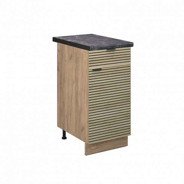 Vicco SPODNÍ SKŘÍŇKA KUCHYŇSKÉ LINKY Fame-Line Dubový panel 40 cm , PD Antracit