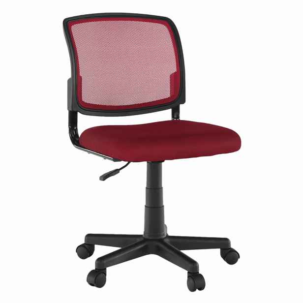 Kancelářská židle REMIZA síťovina / plast Tempo Kondela Červená - 47 cm