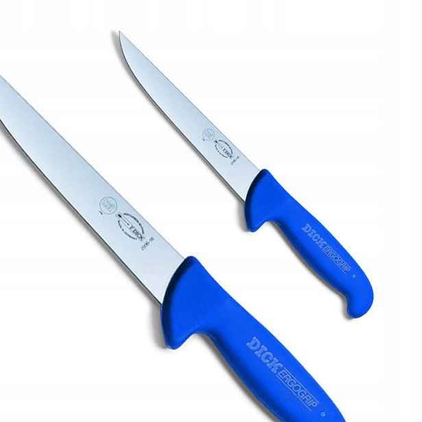 Nůž Na Propichování Rovný 21 CM Modrý Ergogrip