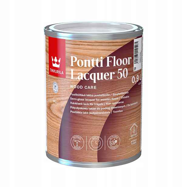 Tikkuriula Pontti Floor Lacquer Semi Gloss 50 0,9 L