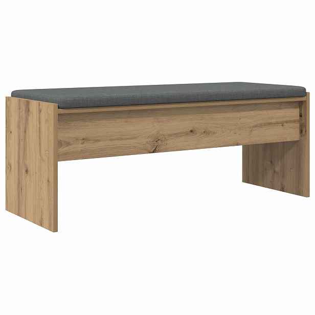vidaXL Chodbičková lavice Artisanový dub 103 x 38 x 40 cm