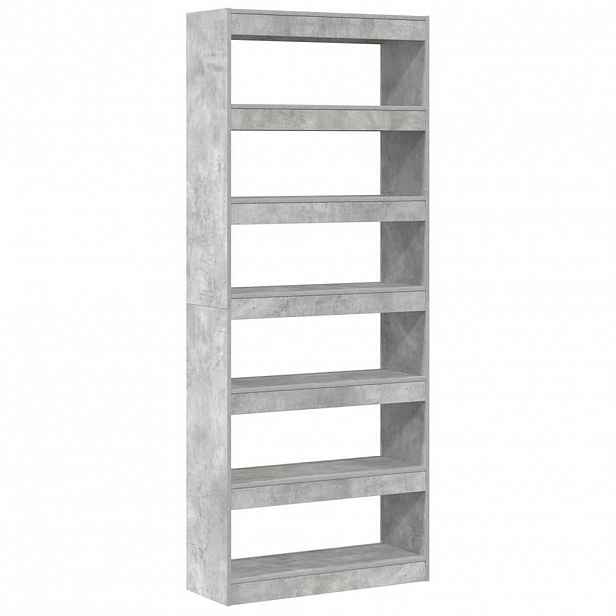 vidaXL Knihovna 6 úrovní 80 x 30 x 198 cm Kompozitní dřevo