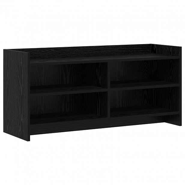 vidaXL Televizní skříň 100 x 33 x 47 cm Černý dub Kompozitní dřevo