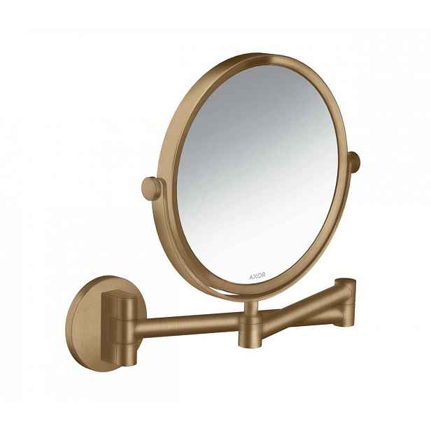 Axor Universal Circular - Kosmetické nástěnné zrcátko, kartáčovaný bronz 42849140