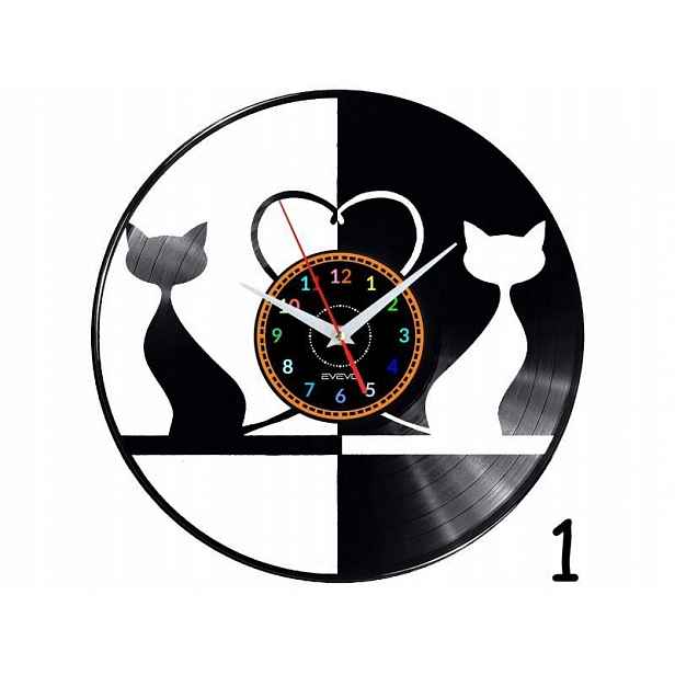 Kočka Kotě Zvíře Nápad na Dárek Nástěnná Dekorace z vinylové desky