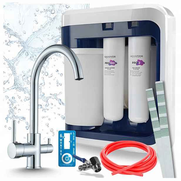 Otočný Kuchyňský Kohoutek Chrom A Filtr Aquaphor Ro 202S Pro Reverzní Osmózu